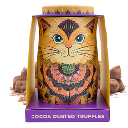Monty Bojangles Flutter Scotch Cocoa Truffles - Savanna Gold Cat Tin 135g