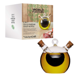 WOF Italian 2in1 Oil & Vinegar Cruet 350ml