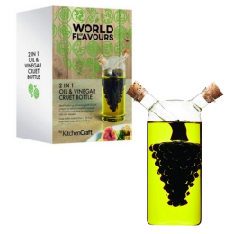 WOF Italian 2in1 Oil & Vinegar Cruet 300/50ml