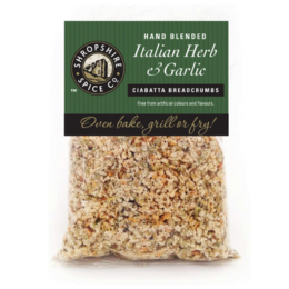 Shropshire & Spice Italian Herb & Garlic Ciabatta Breadcrumbs 100g