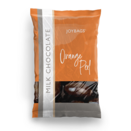 JOYBAG Milk Chocolate Orange Peel 100g