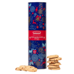 Farmhouse Christmas Spiced Caramel Biscuit Tube 200g
