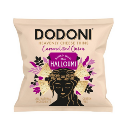 Dodoni Caramelised Onion Halloumi Thins 22g