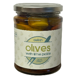 Delilah Olives with Lime Pickle 250g