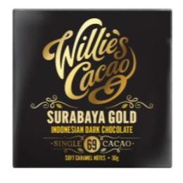 Willies Dark Chocolate Surabaya Gold 50g