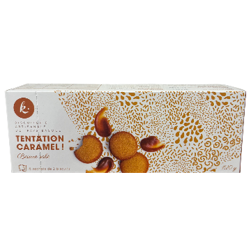 Okina Tentations Caramel Butter Biscuits 120g