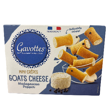 Gavottes Mini Crepes with Goats Cheese 80g