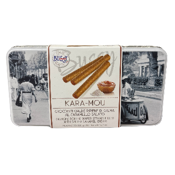 Bussy Kara-Mou Salted Caramel Wafer Tin 360g
