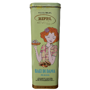 Rippa Hazelnut Baci in A Gift Tin 150g