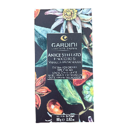 Gardini Anise Fennel & Vanilla Dark Bar 80g