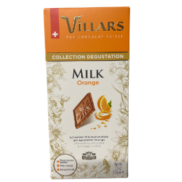 Villars Milk Chocolate with Orange 100g