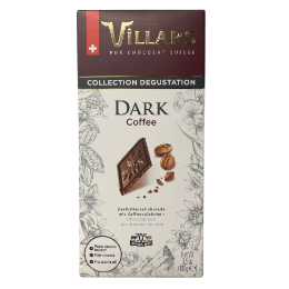 Villars Dark Chocolate with Coffee 100g