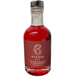 6 OClock Spiced Orange & Cranberry Gin 40% 20cl