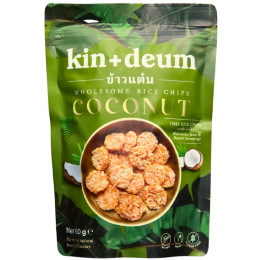 kin+deum Coconut Rice Chips 60g