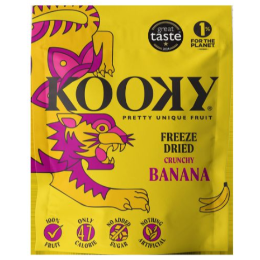 Kooky Freeze Dried Crunchy Banana 12g