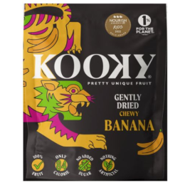 Kooky Gently Dried Chewy Banana 25g