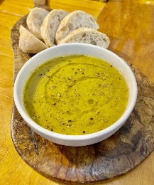 Soup of the day with Ciabatta
