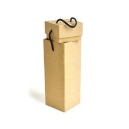 Natural Cardboard Single Wine Box