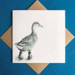 Katherine Sheard Runaway Duck Card