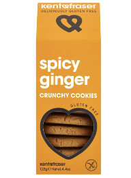 Kent & Fraser Spicy Ginger Cookies (GF) 125g