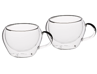 LX Double Walled Teacups 2PK