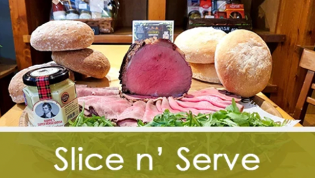 Slice n' Serve Roast Cob Menu - 12 Guests @ £6.50 Per Person