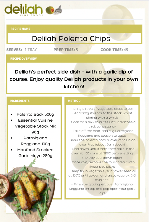 DIY Delilah Polenta Chips