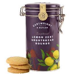 Cartwright & Butler Lemon Zest Shortbread Tin 200g