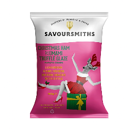 Savoursmith Christmas Ham & Truffle Crisps 150g