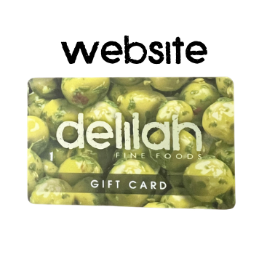 Delilah WEBSITE Gift Card