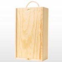 Two Bottle Pine Wooden Wine Box